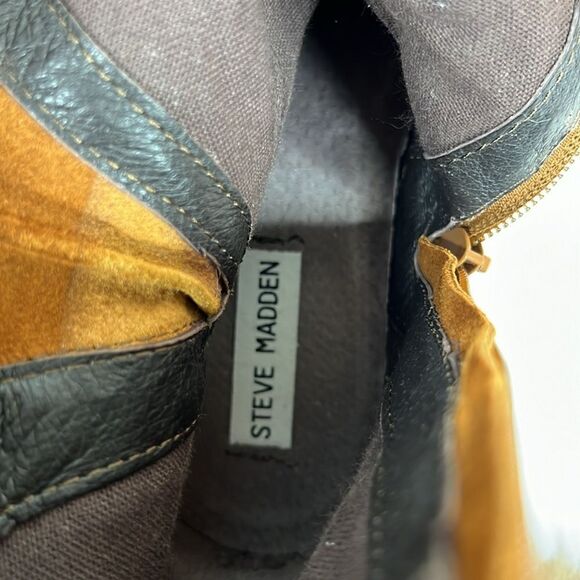 Steve Madden Dormaa Cognac Suede Boots size 9.5 - Picture 10 of 12